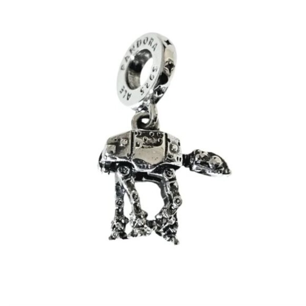 Pandora Star Wars 925 Sterling Silver At-AT Walker Robot Bracelet Pendant Charm